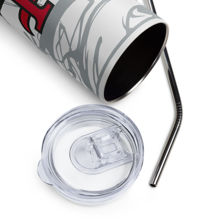 University of Tampa Stainless Steel Skinny Tumbler 20 OZ Overall Print