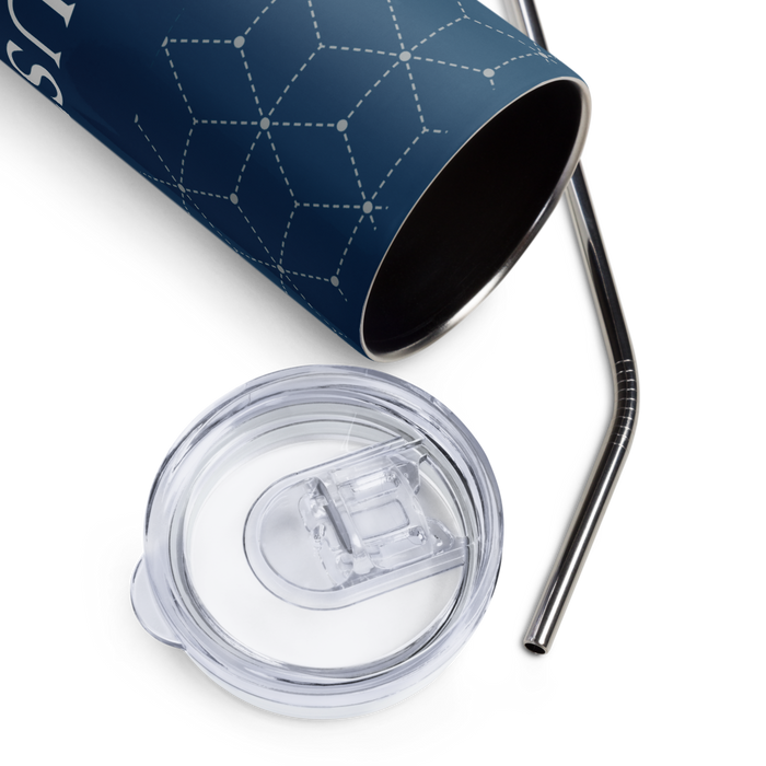 Augusta University Stainless Steel Skinny Tumbler 20 OZ Overall Print