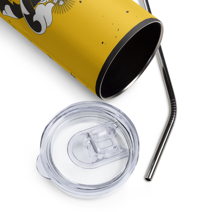 Sigma Nu Stainless Steel Skinny Tumbler 20 OZ Overall Print