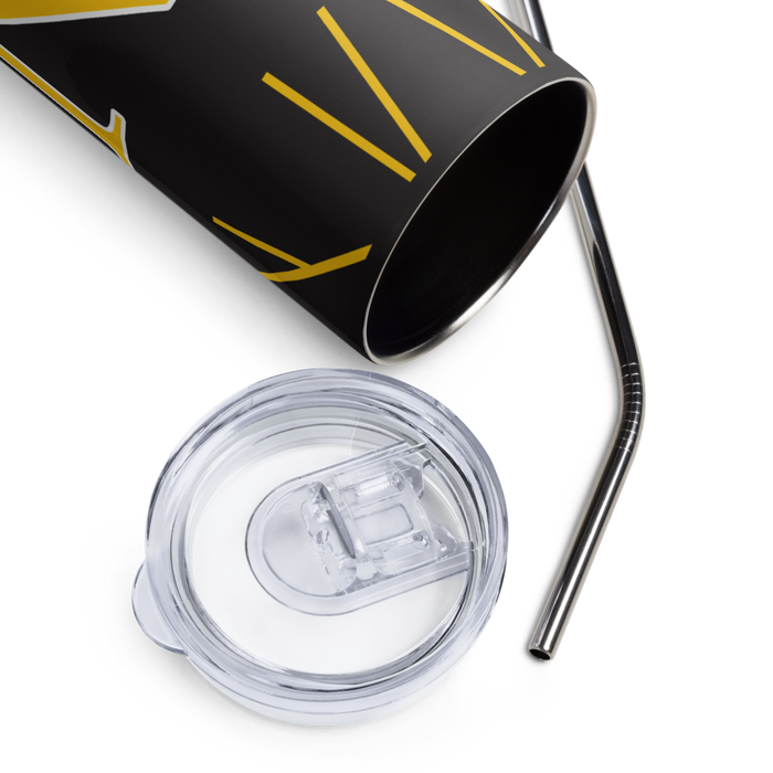 Sigma Nu Stainless Steel Skinny Tumbler 20 OZ Overall Print