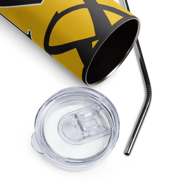 Sigma Nu Stainless Steel Skinny Tumbler 20 OZ Overall Print