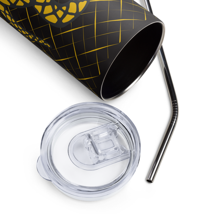 Sigma Nu Stainless Steel Skinny Tumbler 20 OZ Overall Print