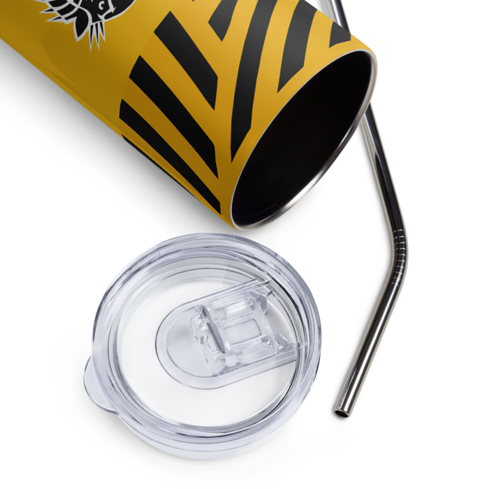 Fort Hays State University Stainless Steel Skinny Tumbler 20 OZ Overall Print