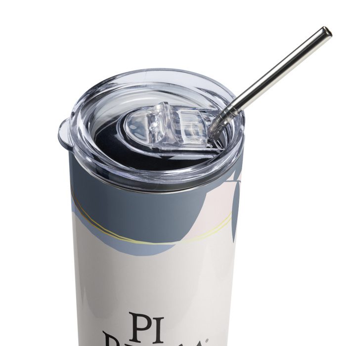 Pi Beta Phi Stainless Steel Skinny Tumbler 20 OZ Overall Print