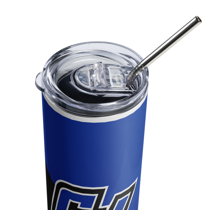 Grand Valley State University Stainless Steel Skinny Tumbler 20 OZ Overall Print