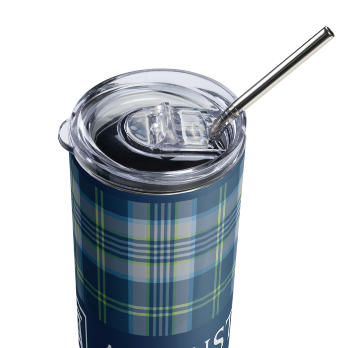 Augusta University Stainless Steel Skinny Tumbler 20 OZ Overall Print