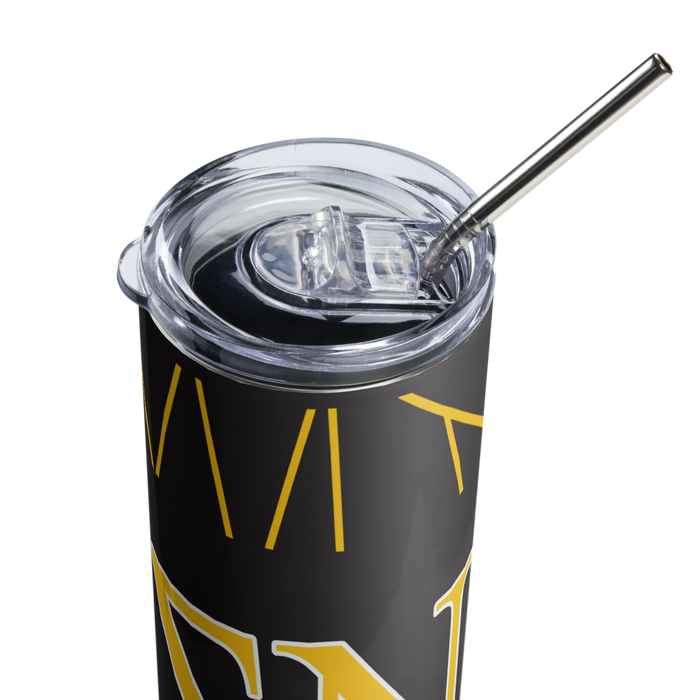 Sigma Nu Stainless Steel Skinny Tumbler 20 OZ Overall Print