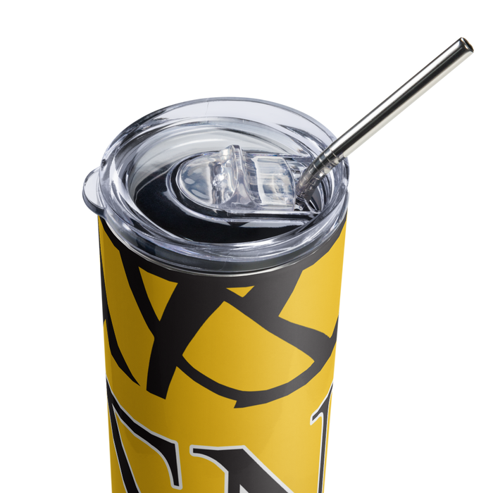 Sigma Nu Stainless Steel Skinny Tumbler 20 OZ Overall Print