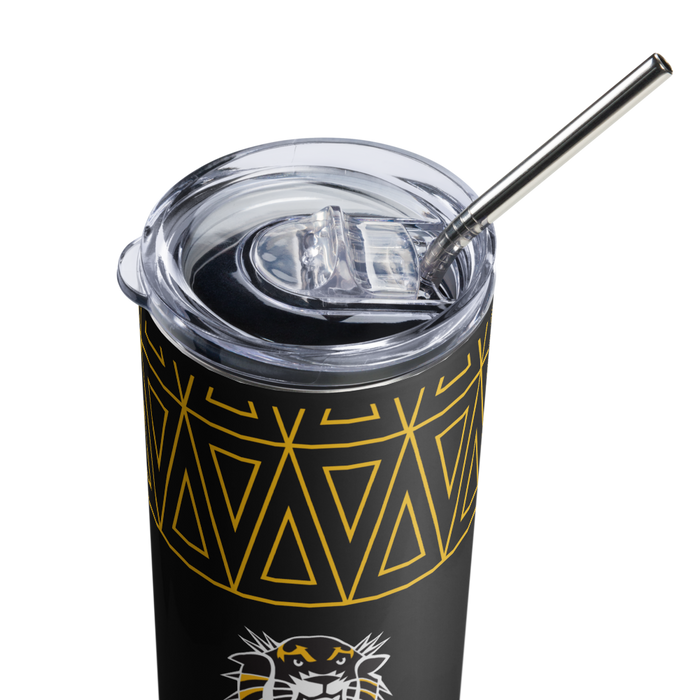 Fort Hays State University Stainless Steel Skinny Tumbler 20 OZ Overall Print