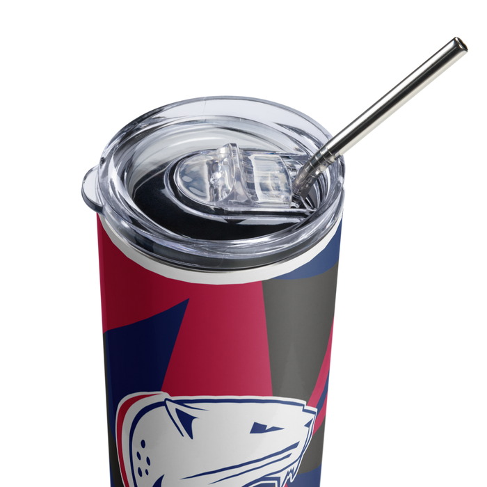 University of South Alabama Stainless Steel Skinny Tumbler 20 OZ Overall Print