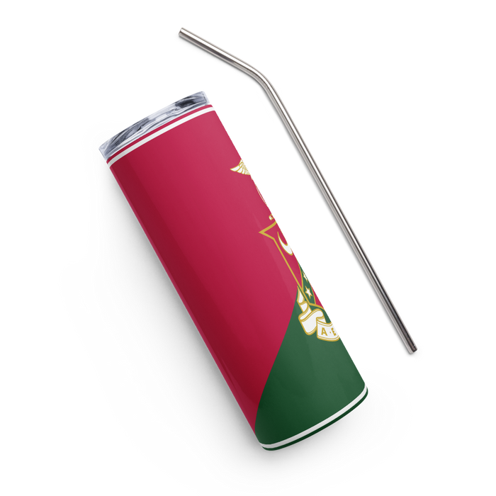 Kappa Sigma Stainless Steel Skinny Tumbler 20 OZ Overall Print