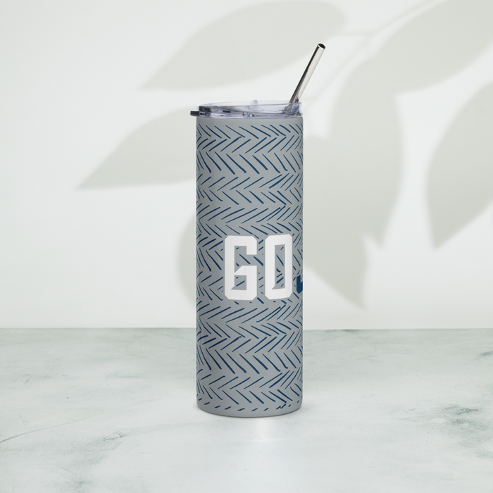 Augusta University Stainless Steel Skinny Tumbler 20 OZ Overall Print