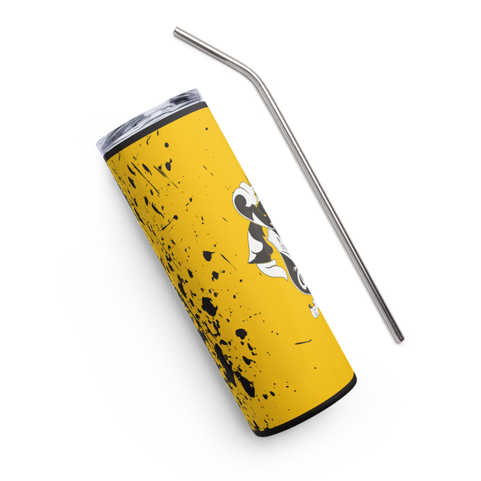 Sigma Nu Stainless Steel Skinny Tumbler 20 OZ Overall Print