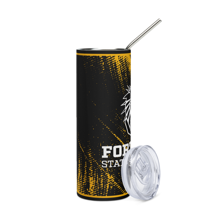 Fort Hays State University Stainless Steel Skinny Tumbler 20 OZ Overall Print