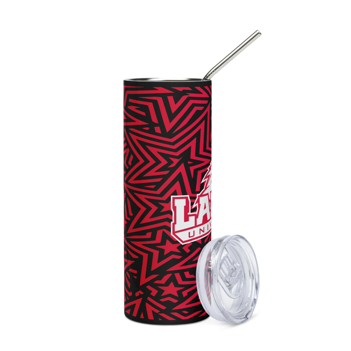Lamar University Stainless Steel Skinny Tumbler 20 OZ Overall Print