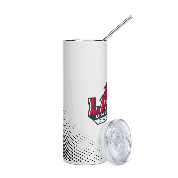 Lamar University Stainless Steel Skinny Tumbler 20 OZ Overall Print