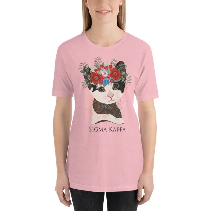 Sigma Kappa "Blossom Kitty" T-Shirt