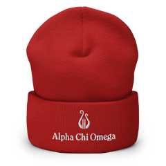 Alpha Chi Omega Luggage Bag Tag (round)