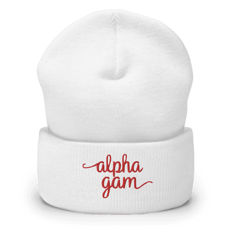 Alpha Gamma Delta Beanies