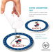 Beta Theta Pi Absorbent Ceramic Coasters with Holder (Set of 8) - greeklife.store