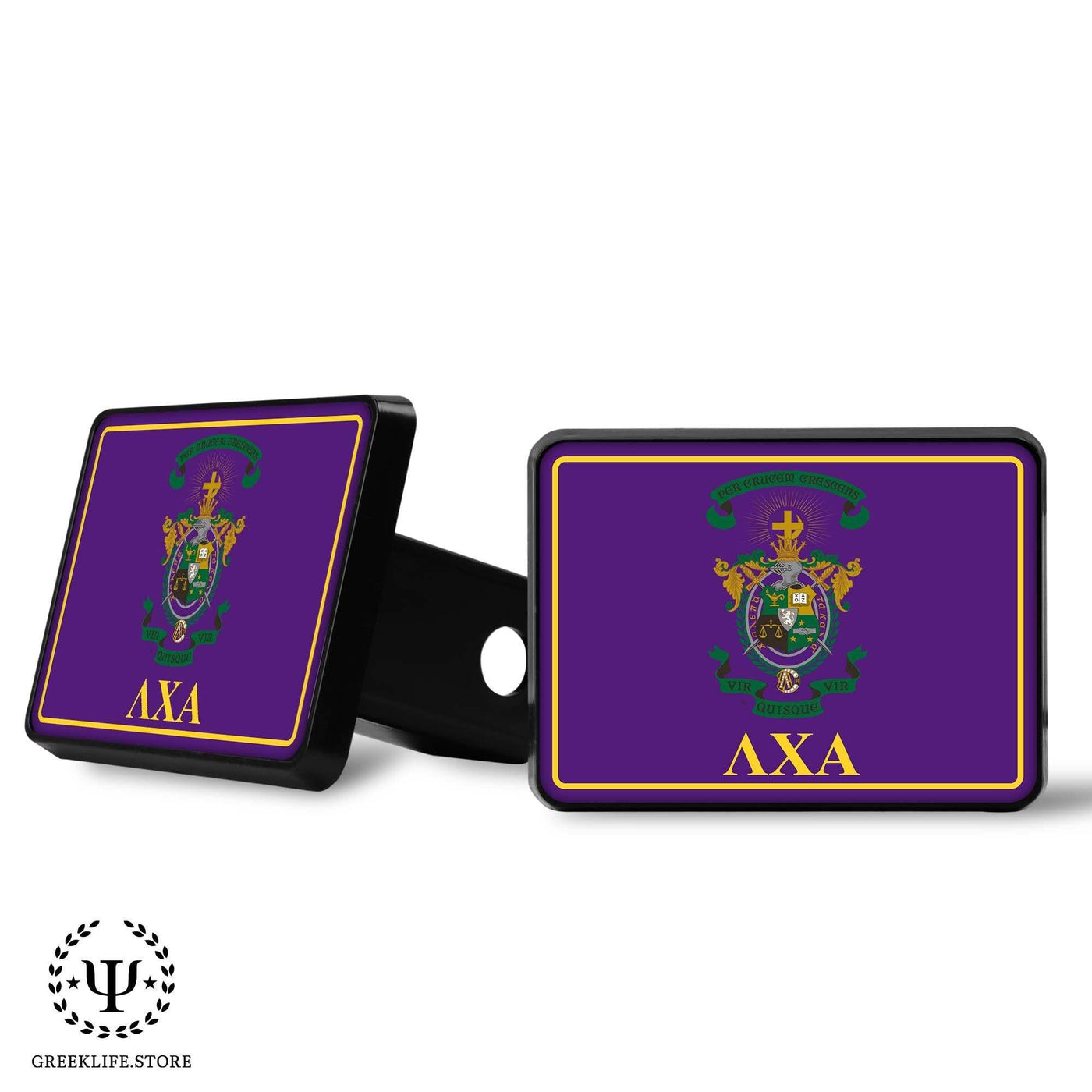 Lambda Chi Alpha Hitch Cover - Licensed Greek Car Decor — GreekLife.Store