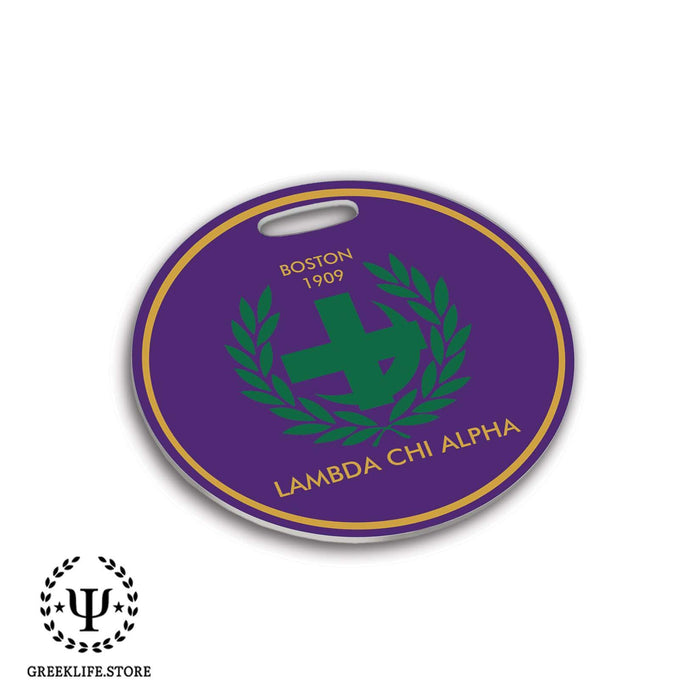 Lambda Chi Alpha Luggage Bag Tag (round) - greeklife.store