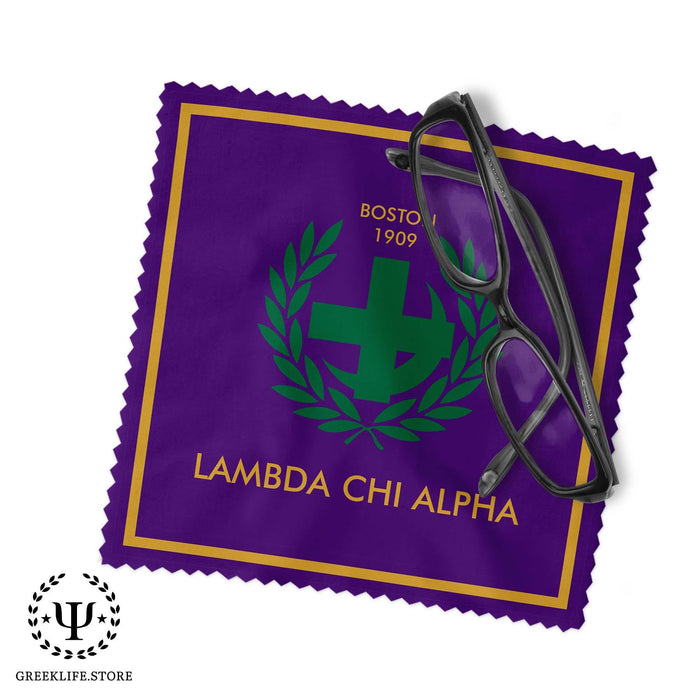 Lambda Chi Alpha Eyeglass Cleaner & Microfiber Cleaning Cloth - greeklife.store