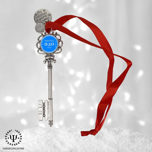 Phi Delta Theta Christmas Ornament Santa Magic Key - greeklife.store