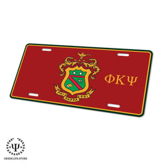Phi Kappa Psi Decorative License Plate