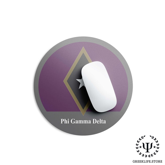 Phi Gamma Delta Mouse Pad Round