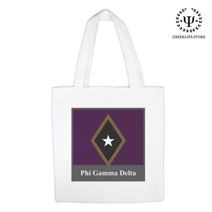 Phi Gamma Delta Canvas Tote Bag - greeklife.store