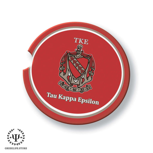 Tau Kappa Epsilon Car Cup Holder Coaster (Set of 2) - greeklife.store