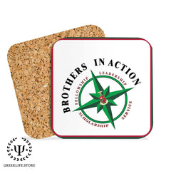 Kappa Sigma Absorbent Ceramic Coasters with Holder (Set of 8)