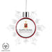 Kappa Sigma Christmas Ornament - Snowflake - greeklife.store