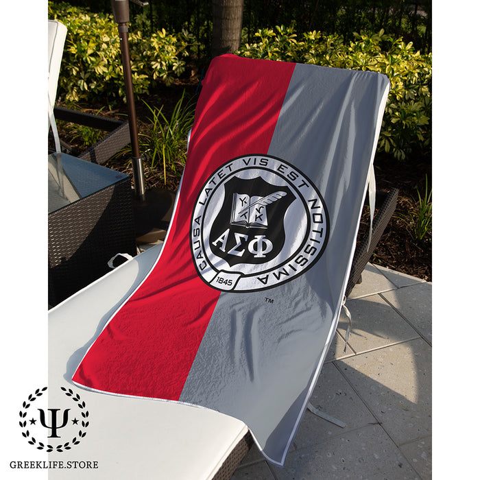 Alpha Sigma Phi Beach & Bath Towel Rectangle 30″ × 60″