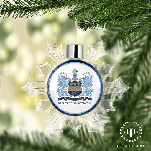 Alpha Xi Delta Christmas Ornament - Snowflake - greeklife.store