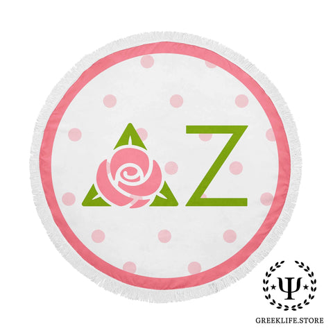 Delta Zeta Beach & Bath Towel Round (60”)