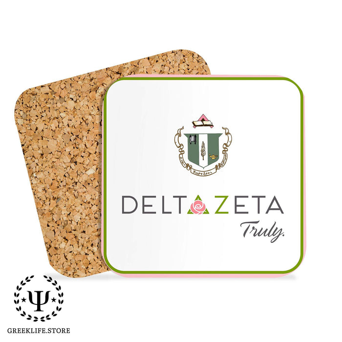 Delta Zeta Beverage Coasters Square (Set of 4) - greeklife.store