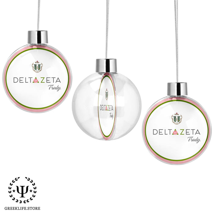 Delta Zeta Christmas Ornament - Ball
