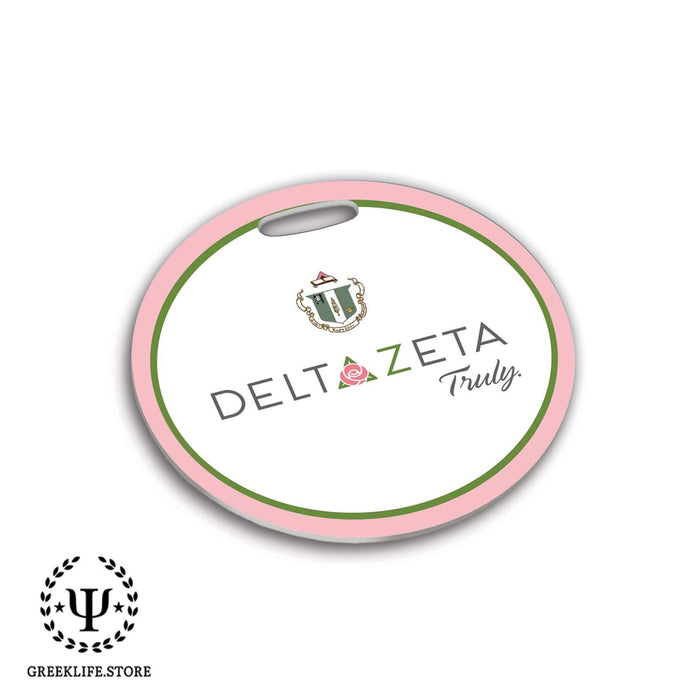 Delta Zeta Luggage Bag Tag (round) - greeklife.store