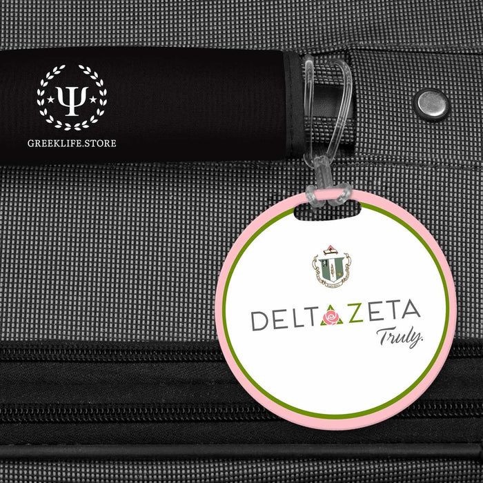 Delta Zeta Luggage Bag Tag (round) - greeklife.store