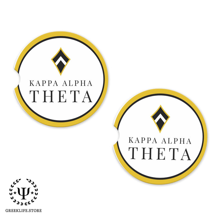 Kappa Alpha Theta Car Cup Holder Coaster (Set of 2) - greeklife.store