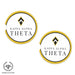 Kappa Alpha Theta Car Cup Holder Coaster (Set of 2) - greeklife.store