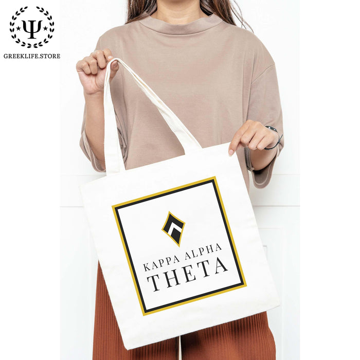 Kappa Alpha Theta Canvas Tote Bag - greeklife.store