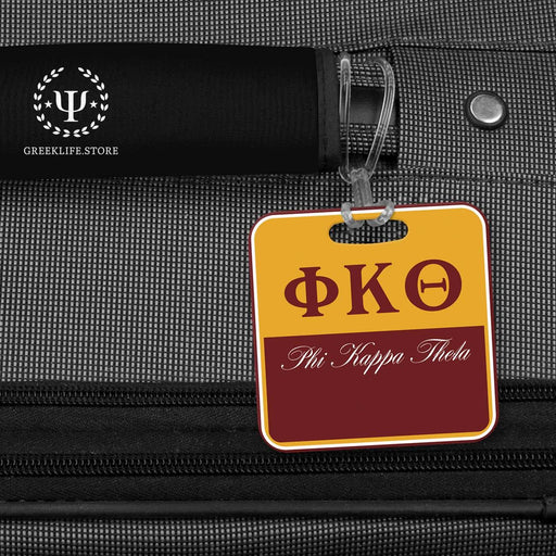 Phi Kappa Theta Luggage Bag Tag (square) - greeklife.store