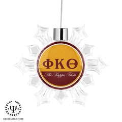 Phi Kappa Theta Christmas Ornament Flat Round