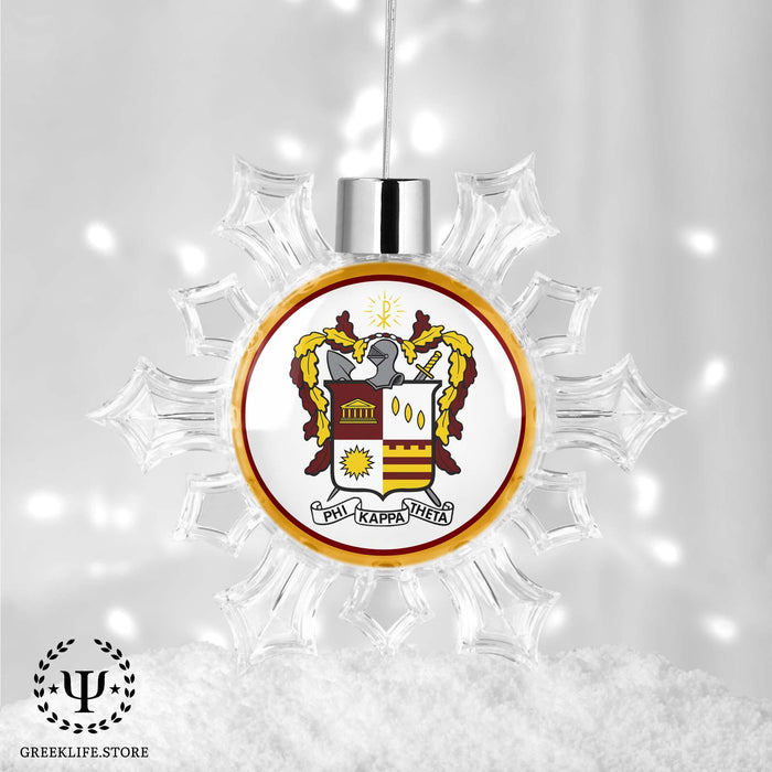 Phi Kappa Theta Christmas Ornament - Snowflake - greeklife.store