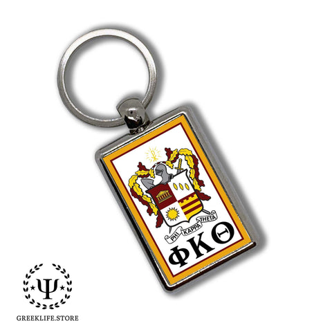 Phi Kappa Theta Keychain Rectangular