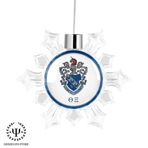 Theta Xi Christmas Ornament - Snowflake