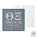 Theta Xi Eyeglass Cleaner & Microfiber Cleaning Cloth - greeklife.store